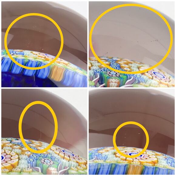 Perthshire PP106 1988 Large Complex Cane Closepack Millefiori Twist Paperweight - Picture 13 of 15